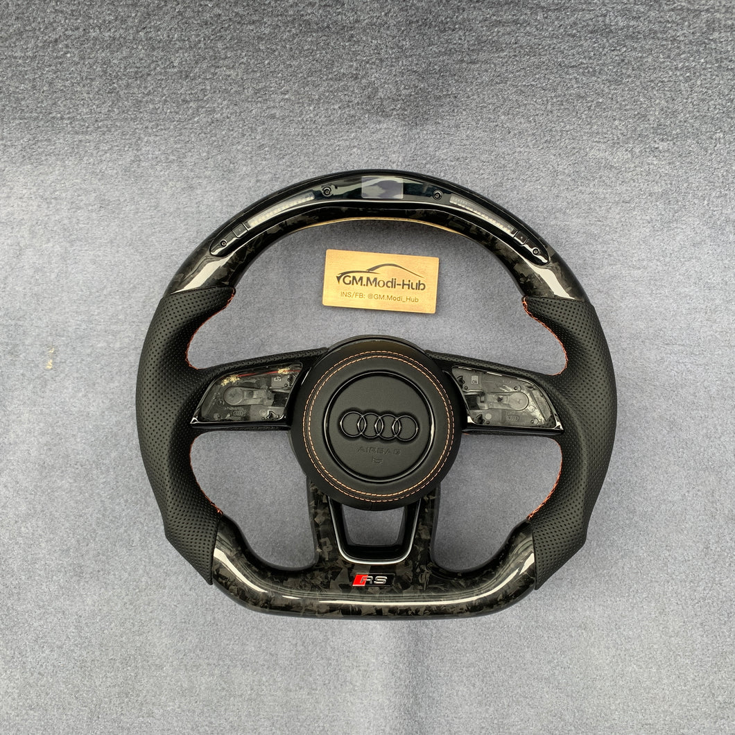 GM. Modi-Hub For Audi B9 A3 A4 A5 S3 S4 S5 RS3 RS4 RS5 Sport Carbon Fiber Steering Wheel