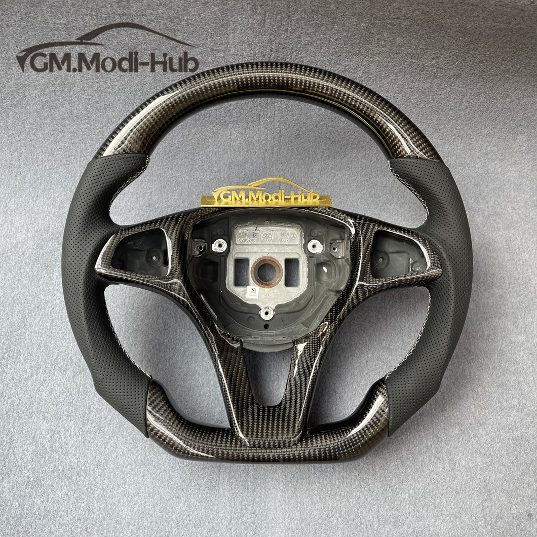 GM. Modi-Hub For Benz W176 W246 W213 C250 C300 C180 A-Class C-Class E-Class CLA-Class GLS-Class  Carbon Fiber Steering Wheel