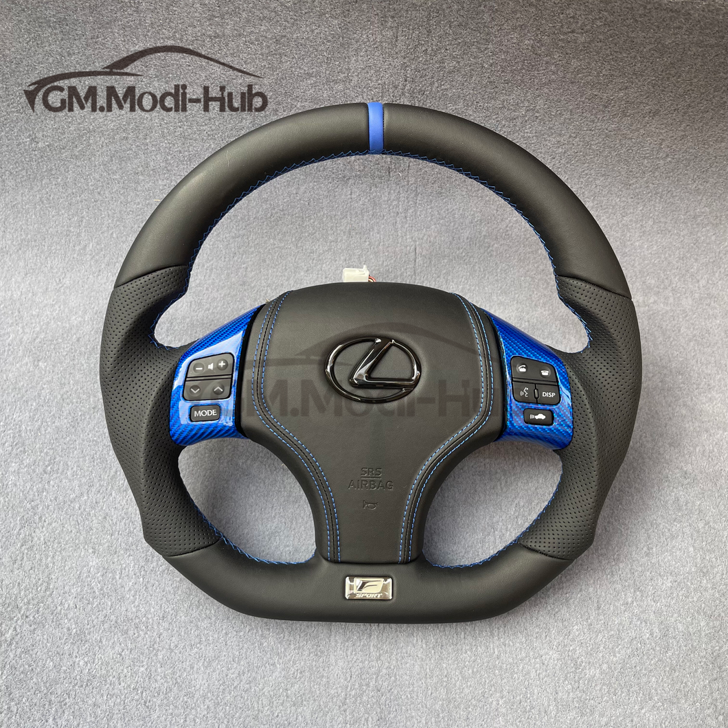 GM. Modi-Hub For Lexus 2006-2013 IS250 IS350 ISF Full leather Steering Wheel