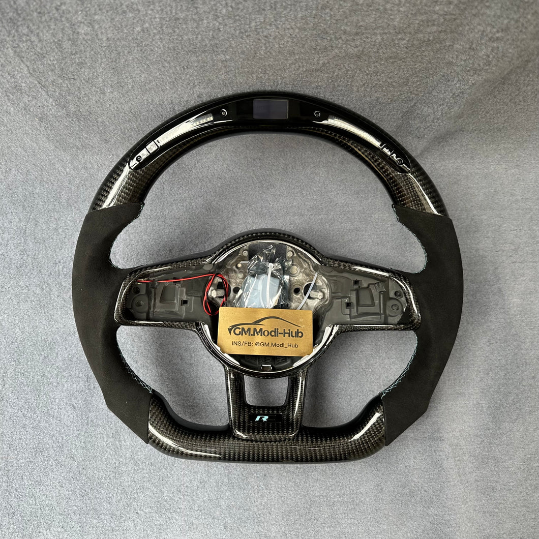 GM. Modi-Hub For VW MK7/MK7.5 GTI GTD Golf R Jetta Carbon Fiber Steering Wheel
