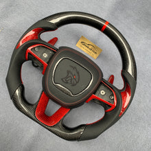 Load image into Gallery viewer, GM. Modi-Hub For Dodge 2016-2023 Charger / 2015-2023 Challenger / 2014-2023 Durango Carbon Fiber Steering Wheel
