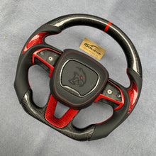 Load image into Gallery viewer, GM. Modi-Hub For Dodge 2016-2023 Charger / 2015-2023 Challenger / 2014-2023 Durango Carbon Fiber Steering Wheel
