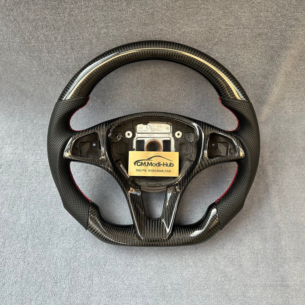 GM. Modi-Hub For Benz W176 W246 W213 C250 C300 C180 A-Class C-Class E-Class CLA-Class GLS-Class  Carbon Fiber Steering Wheel