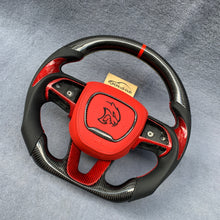 Load image into Gallery viewer, GM. Modi-Hub For Dodge 2016-2023 Charger / 2015-2023 Challenger / 2014-2023 Durango Carbon Fiber Steering Wheel
