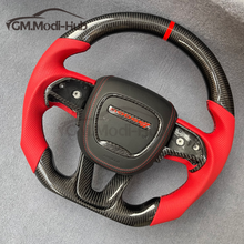 Load image into Gallery viewer, GM. Modi-Hub For Dodge 2016-2023 Charger / 2015-2023 Challenger / 2014-2023 Durango Carbon Fiber Steering Wheel
