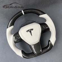 Load image into Gallery viewer, GM. Modi-Hub For Tesla Model 3 Y Carbon Fiber Steering Wheel
