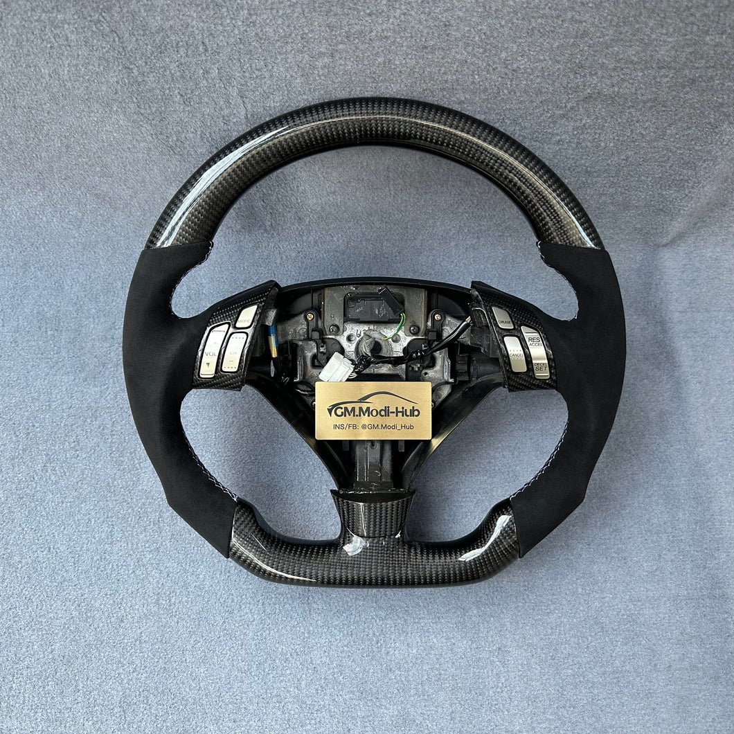 GM. Modi-Hub For Honda 2003-2007 Accord CL9 CL7 / 2005-2010 Odyssey / Acura 2004-2008 TSX Carbon Fiber Steering Wheel