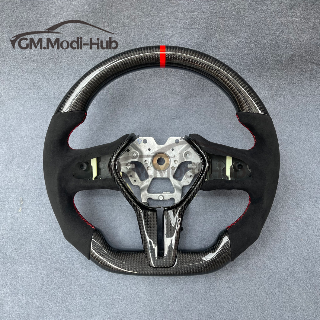 GM. Modi-Hub For Infiniti 2017-2022 Q60 / 2018-2020 Q50 / 2022-2023 QX55 / 2019-2023 QX50 Carbon Fiber Steering Wheel