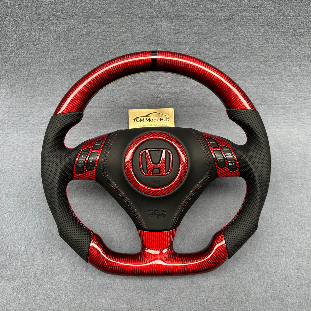 GM. Modi-Hub For Honda 2003-2007 Accord CL9 CL7 / 2005-2010 Odyssey / Acura 2004-2008 TSX Carbon Fiber Steering Wheel