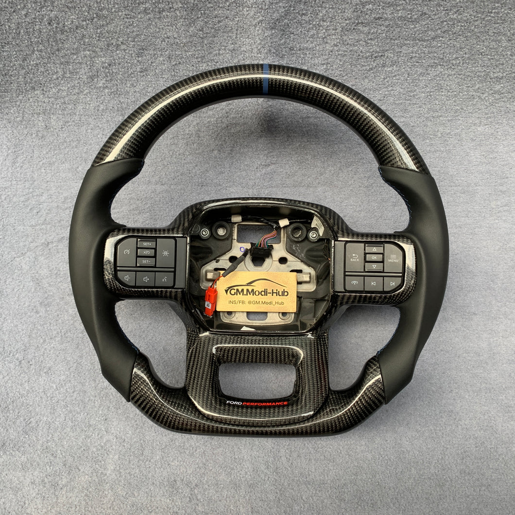 GM. Modi-Hub For Ford 2021-2023 F150 Raptor Carbon Fiber Steering Wheel