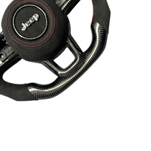 Load image into Gallery viewer, For Jeep 2019-2026 Wrangler / 2018-2026 Gladiator Carbon Fiber Steering Wheel | GM. Modi-Hub
