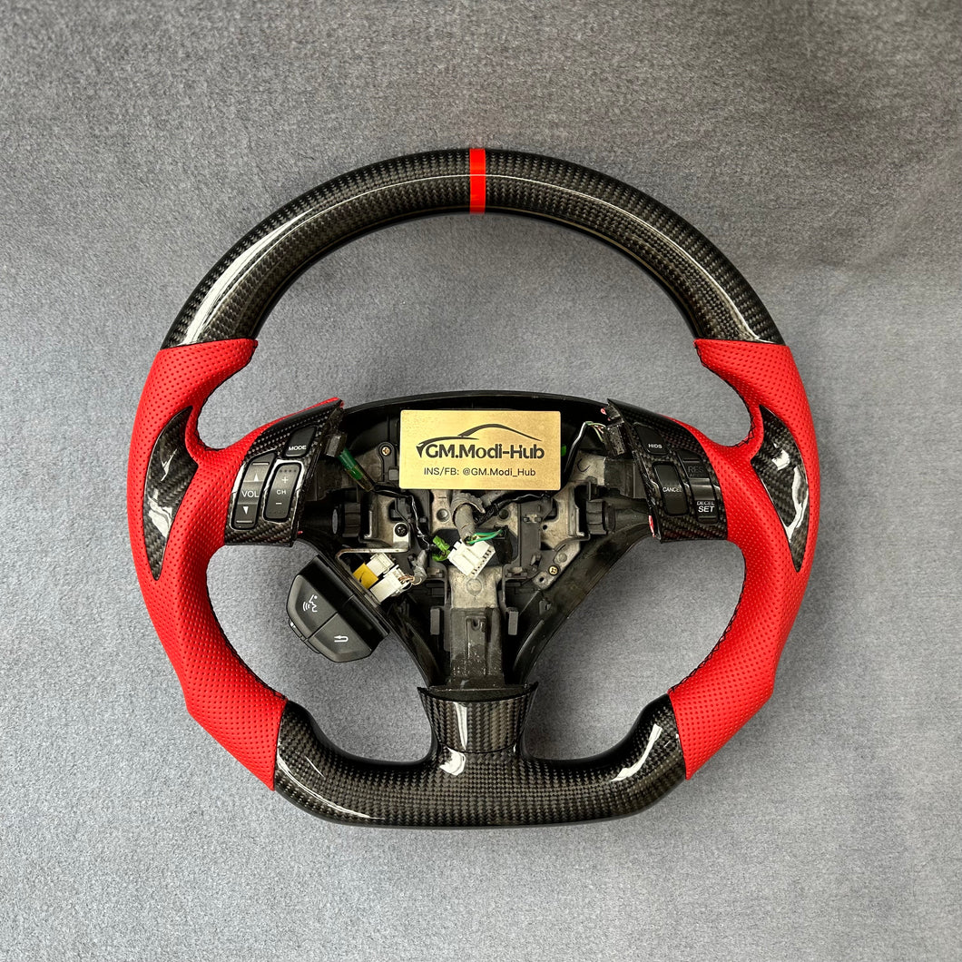 GM. Modi-Hub For Honda 2003-2007 Accord CL9 CL7 / 2005-2010 Odyssey / Acura 2004-2008 TSX Carbon Fiber Steering Wheel