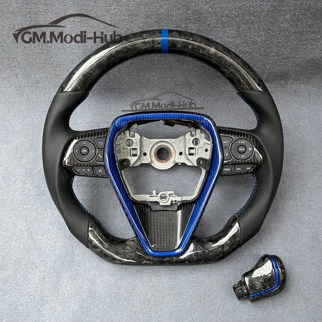 GM. Modi-Hub For Toyota 8th Gen 2018-2023 Camry XSE SE TRD / Avalon / Venza Carbon Fiber Steering Wheel