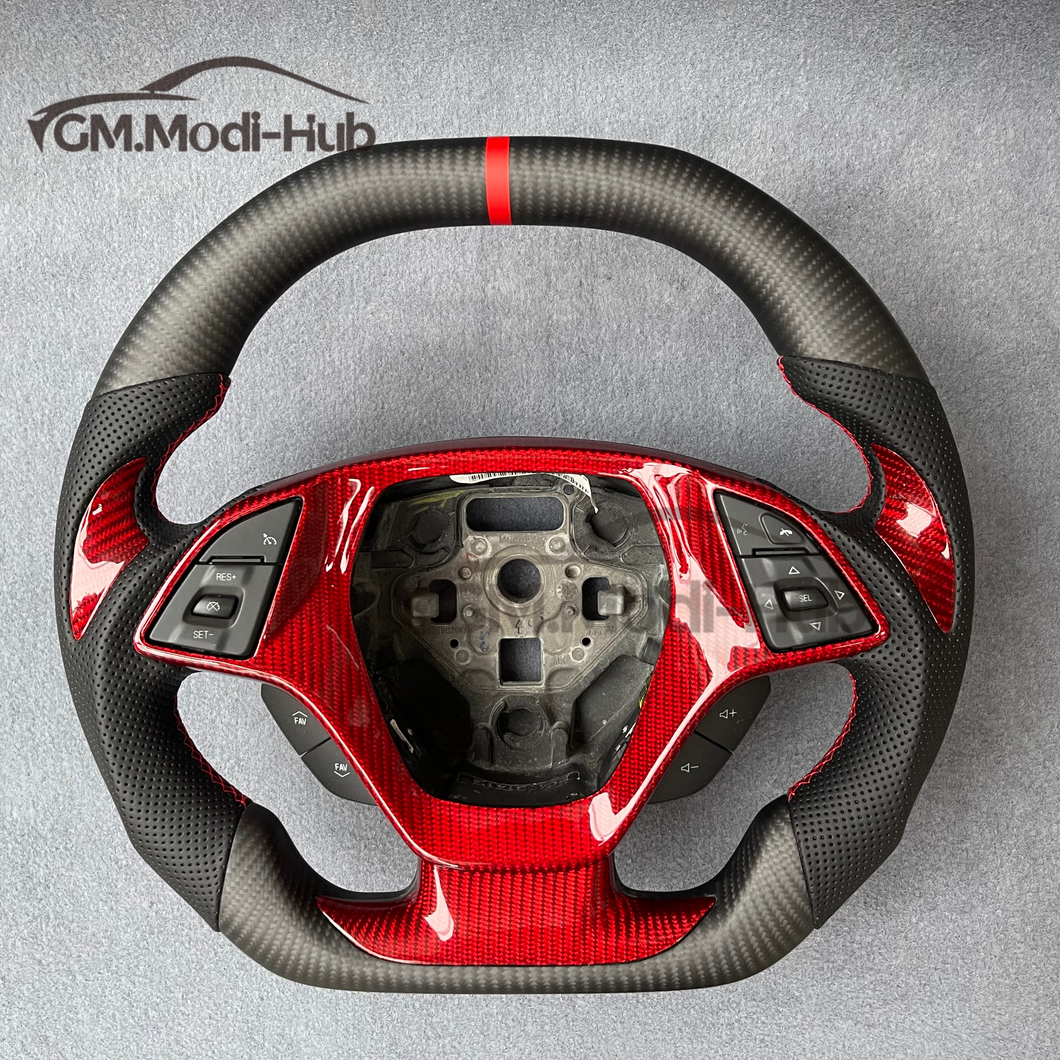 GM. Modi-Hub For Chevrolet 2014-2019 Corvette C7 Carbon Fiber Steering Wheel