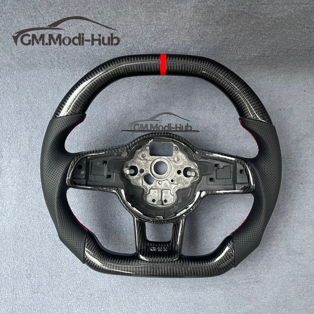 GM. Modi-Hub For VW MK7/MK7.5 GTI GTD Golf R Jetta Carbon Fiber Steering Wheel