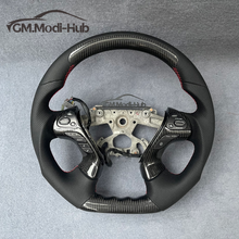 Load image into Gallery viewer, GM. Modi-Hub For Infiniti 2013-2020 QX60 / 2013-2022 Q70 Q70L / 2011-2019 M35 M37 M56 Carbon Fiber Steering Wheel
