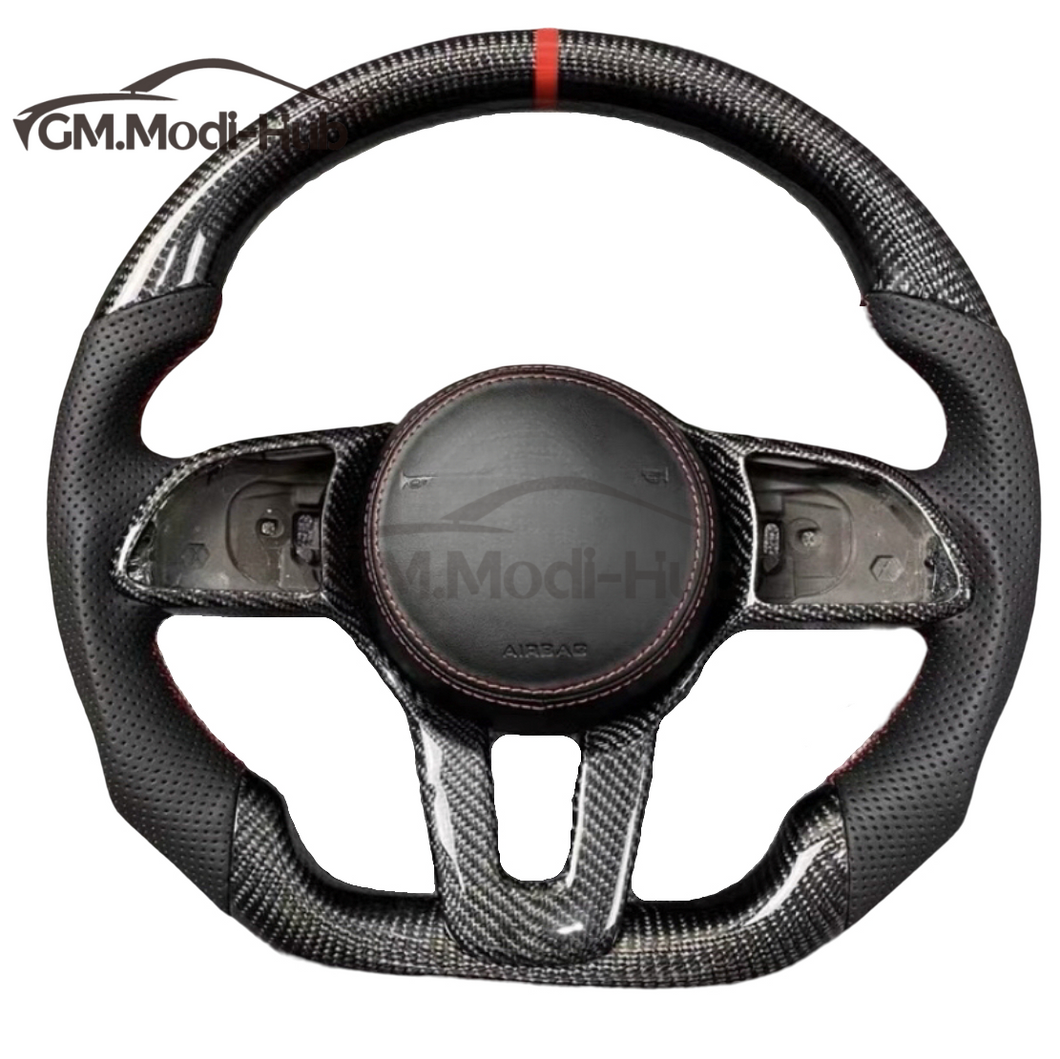 GM. Modi-Hub For Benz W176 W177 W205 W213 A-Class C-Class CLS GLB-Class Carbon Fiber Steering Wheel