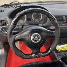 Load image into Gallery viewer, GM. Modi-Hub For VW 1999-2005 Golf Jetta MK4 GTI B5 Passat / 1999-2002 Cabrio Carbon Fiber Steering Wheel
