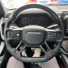 Load image into Gallery viewer, GM. Modi-Hub For Land Rover 2020-2023 Defender / 2021-2023 Discovery Sport Carbon Fiber Steering Wheel
