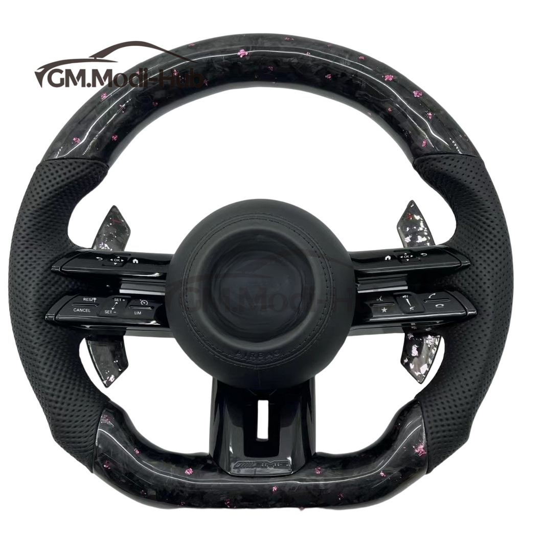 GM. Modi-Hub For Benz W177 W205 W204 W222 W212 W246 B-Class C-Class E-Class GLK GLC CLA GLA Carbon Fiber Steering Wheel