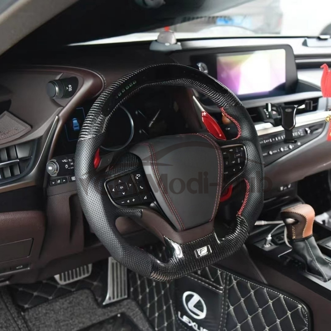 GM. Modi-Hub For Lexus 2018-2020 UX200/250h / 2018-2023 LS500 / 2019-2020 ES300/350/250 Carbon Fiber Steering Wheel