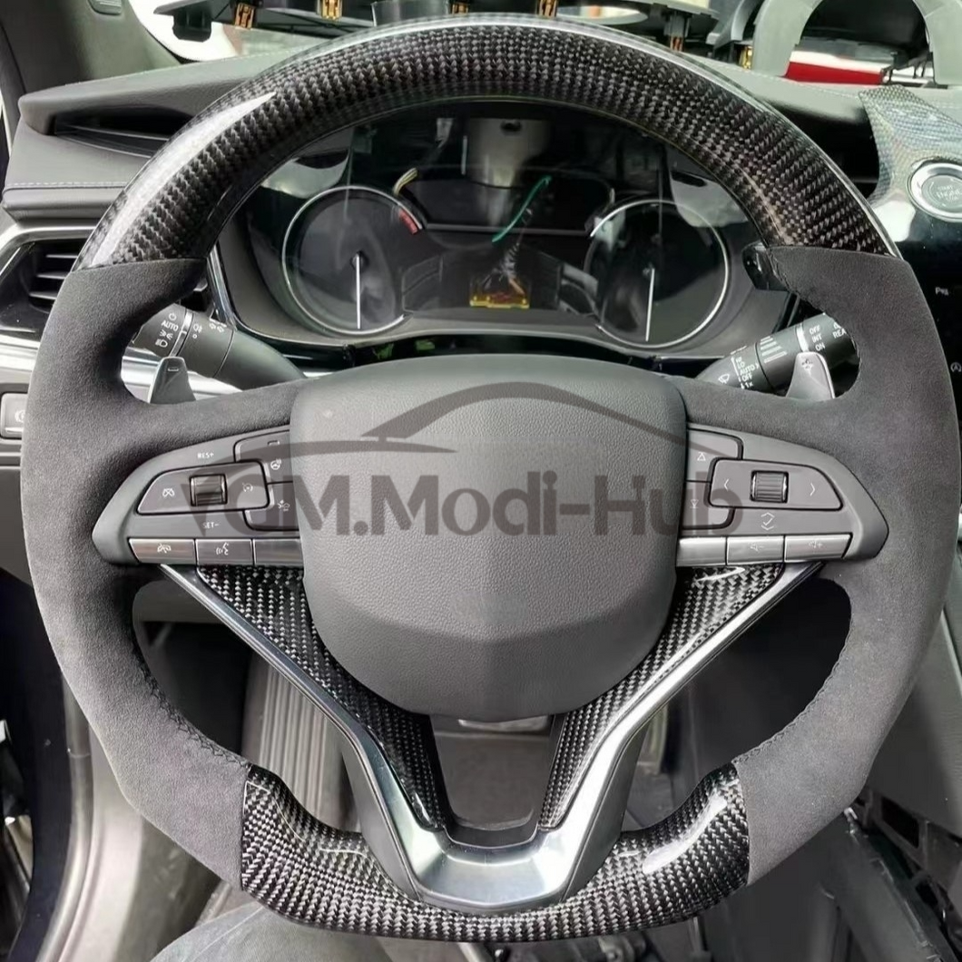 GM. Modi-Hub For Cadillac 2020 XT6 / 2021-2023 Escalade / 2023-2024 CT5 Carbon Fiber Steering Wheel