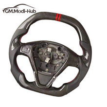 Load image into Gallery viewer, GM. Modi-Hub For Ford 2013-2017 Fiesta / 2014-2017 EcoSport Carbon Fiber Steering Wheel
