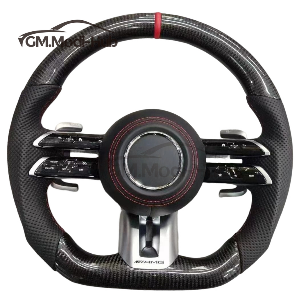 GM. Modi-Hub For Benz W177 W205 W204 W222 W212 W246 B-Class C-Class E-Class GLK GLC CLA GLA Carbon Fiber Steering Wheel