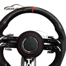 Load image into Gallery viewer, GM. Modi-Hub For Benz W177 W205 W204 W222 W212 W246 B-Class C-Class E-Class GLK GLC CLA GLA Carbon Fiber Steering Wheel
