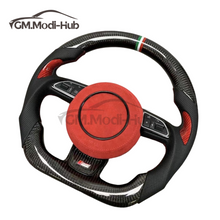 Load image into Gallery viewer, GM. Modi-Hub For Audi B8.5 A3 A4 A5 A6 A7 A8 S3 S4 S5 S6 S7 S8 Q5 RS3 RS5 RS6 SQ5 Carbon Fiber Steering Wheel
