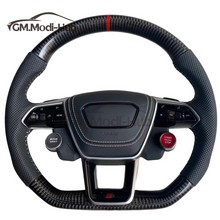 Load image into Gallery viewer, GM. Modi-Hub For Audi A6 A7 S3 S6 S7 RS3 RS6 E-tron RSQ8 Carbon Fiber Steering Wheel
