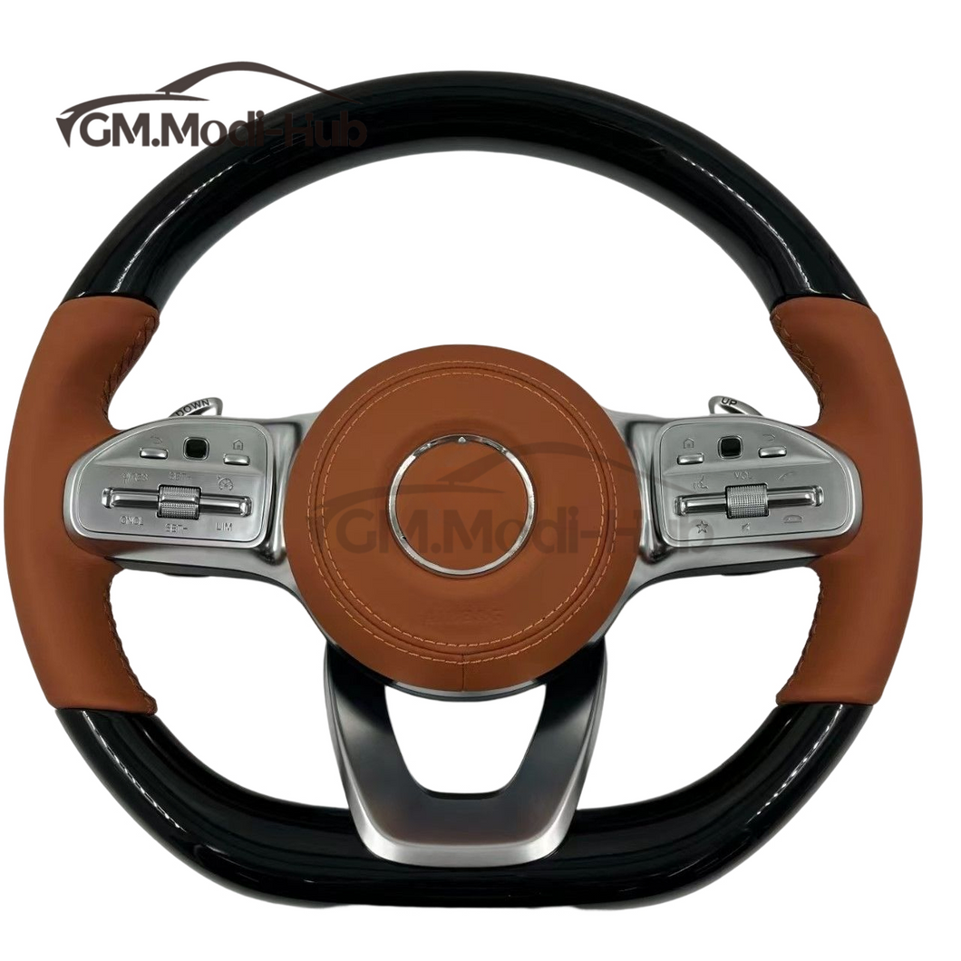 GM. Modi-Hub For Benz W177 W247 W167 W463 W205 A-Class B-Class C-Class E-Class S-Class CLA-Class G-Class Wood Grain Steering Wheel