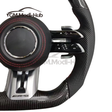 Load image into Gallery viewer, GM. Modi-Hub For Benz W177 W205 W204 W222 W212 W246 B-Class C-Class E-Class GLK GLC CLA GLA Carbon Fiber Steering Wheel
