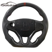 Load image into Gallery viewer, Carbon Fiber Steering Wheel For Honda 2015-2022 Fit | GM. Modi-Hub
