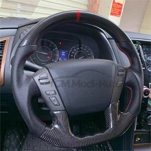 Load image into Gallery viewer, GM. Modi-Hub For Infiniti 2014-2022 QX80 / 2011-2017 QX56 Carbon Fiber Steering Wheel
