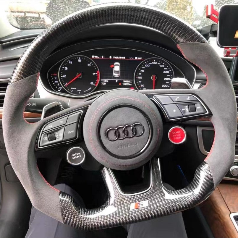 GM. Modi-Hub For Audi B9 A3 A4 A5 S3 S4 S5 RS3 RS4 RS5 Sport Carbon Fiber Steering Wheel