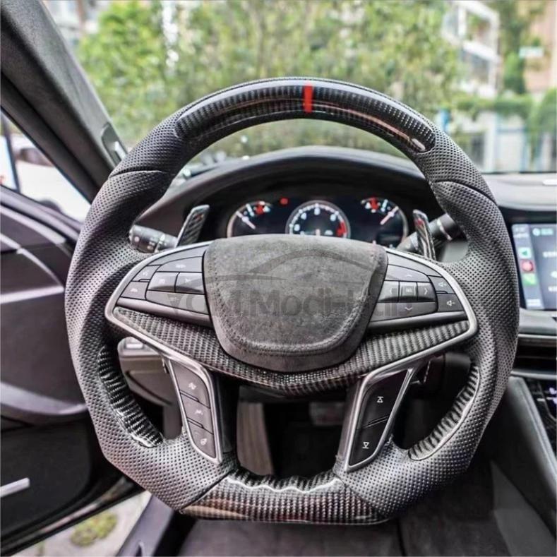 GM. Modi-Hub For Cadillac 2016-2020 CT6 / 2017 -2021 XT5 Carbon Fiber Steering Wheel
