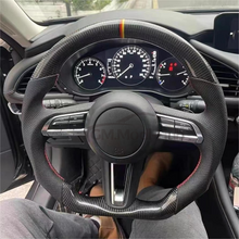 Load image into Gallery viewer, GM. Modi-Hub For 2019-2023 Mazda 3 Carbon Fiber Steering Wheel
