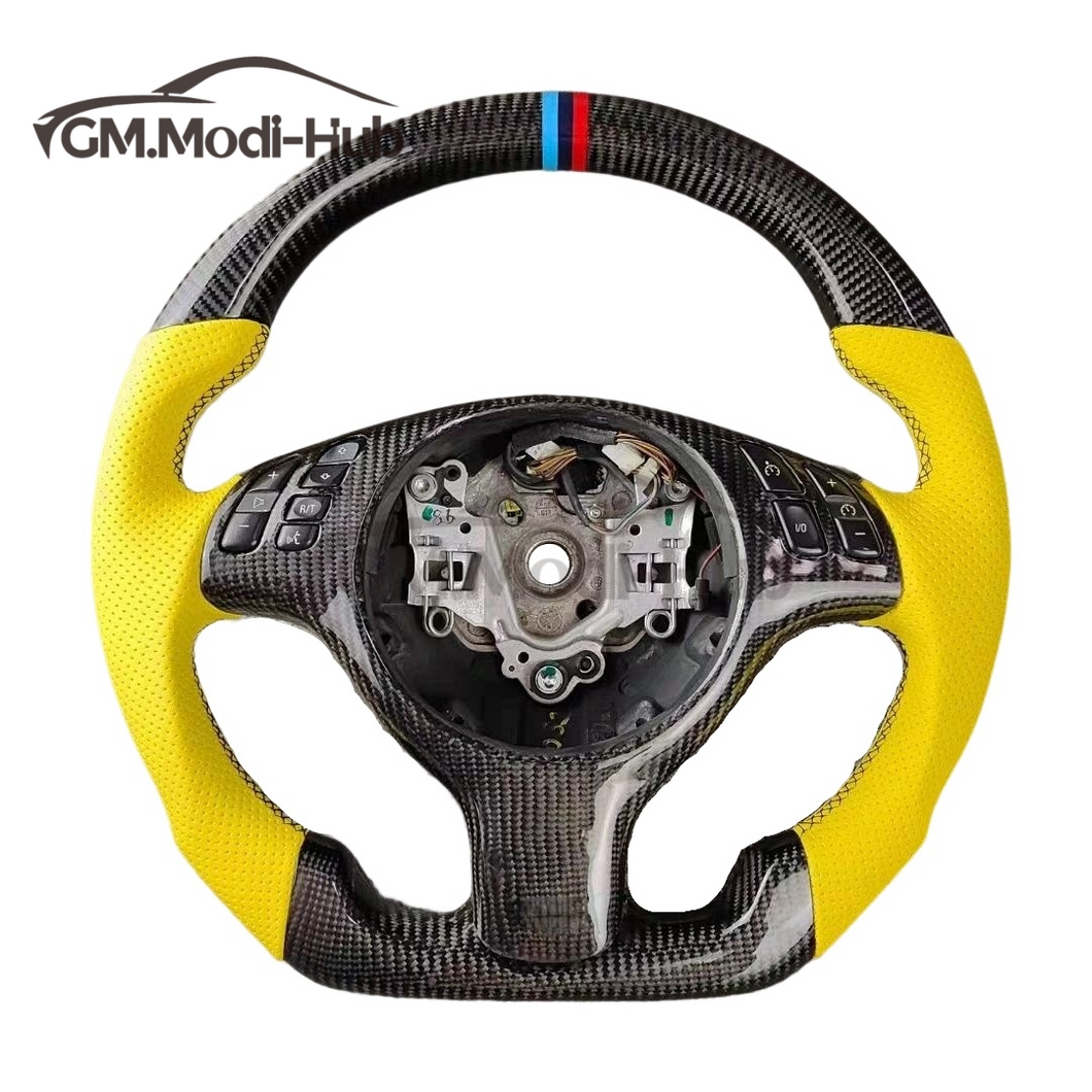 GM. Modi-Hub For BMW M3 M5 X5 E46 E39 E53 Carbon Fiber Steering Wheel