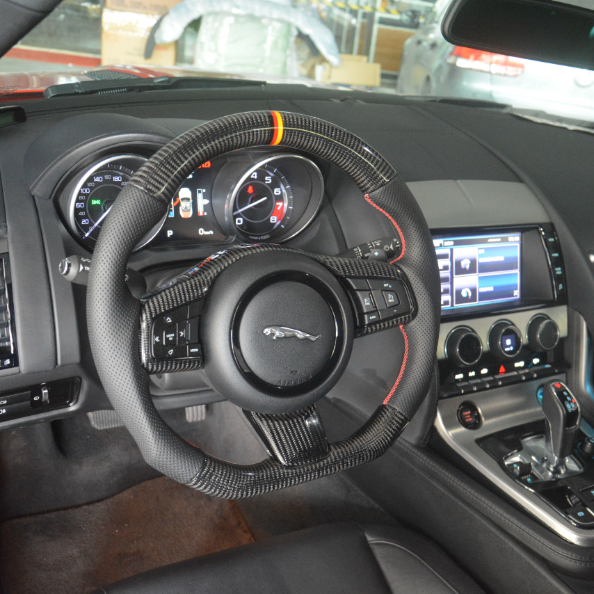 GM. Modi-Hub For Jaguar 2013-2023 F-TYPE / 2015-2019 XE / 2016-2020 XF F-PACE / 2017-2020 XFL / 2018-2020 XEL E-PACE Carbon Fiber Steering Wheel