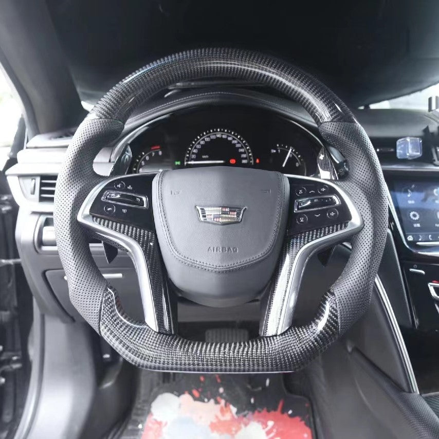 GM. Modi-Hub For Cadillac 2013-2019 XTS / 2014-2016 SRX / 2015-2020 Escalade Carbon Fiber Steering Wheel