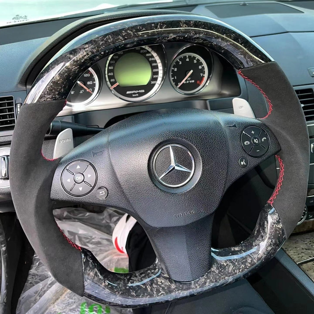 GM. Modi-Hub For Benz W204 R171 R230 C63AMG CLS63AMG C-Class SL SLK/SLC Carbon Fiber Steering Wheel