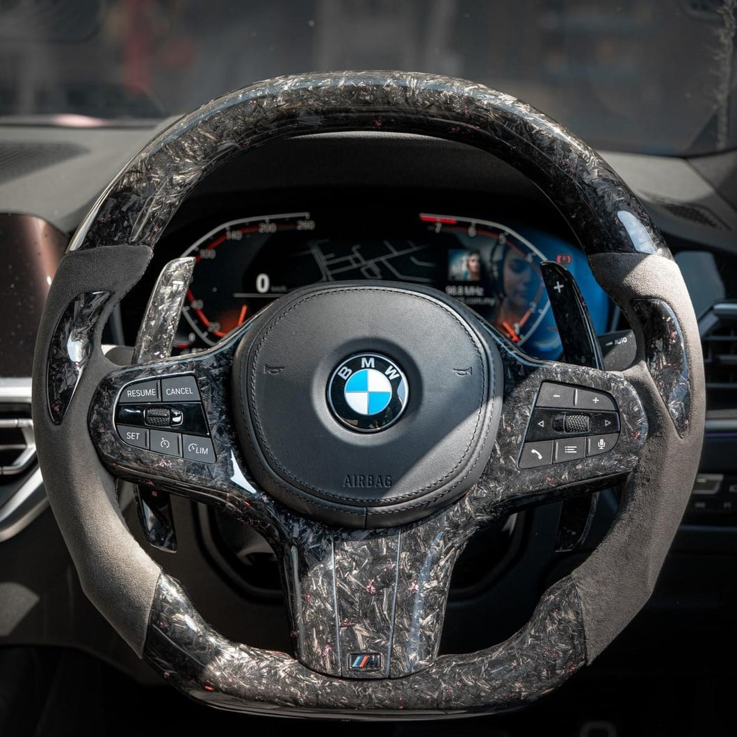 GM. Modi-Hub For BMW F44 G42 G20 G21 G22 G23 G24 G32 G11 G12 G14 G15 G16 G29 G01 G05 G06 G07 Carbon Fiber Steering Wheel