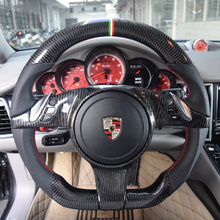 Load image into Gallery viewer, GM. Modi-Hub For Porsche 2011-2014 Cayenne 2010-2016 Panamera 2011-2014 911 Carbon Fiber Steering Wheel
