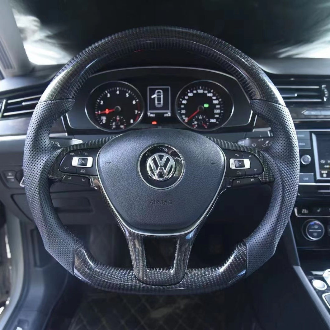 GM. Modi-Hub For VW 2015-2019 Jetta Golf 7 / 2016-2020 Passat / 2019-2020 Arteon / 2018-2021 Tiguan / 2018-2019 Atlas Carbon Fiber Steering Wheel