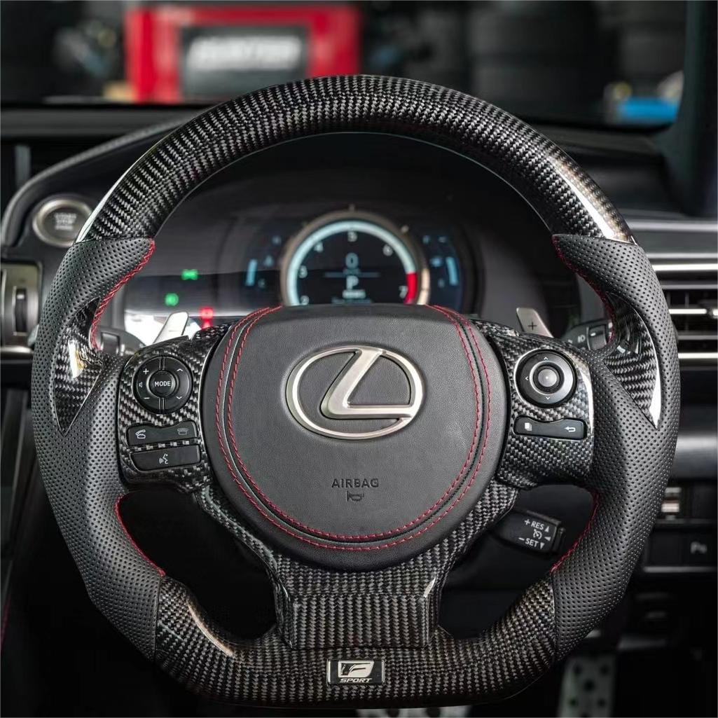 GM. Modi-Hub For Lexus IS 250 350 CT200h NX200T RC RCF F sport Carbon Fiber Steering Wheel