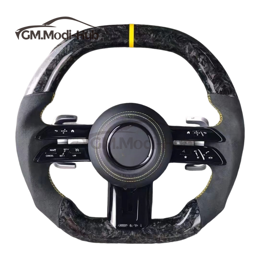 GM. Modi-Hub For Benz W177 W205 W204 W222 W212 W246 B-Class C-Class E-Class GLK GLC CLA GLA Carbon Fiber Steering Wheel