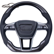 Load image into Gallery viewer, GM. Modi-Hub For Audi A6 A7 S3 S6 S7 RS3 RS6 E-tron RSQ8 Carbon Fiber Steering Wheel
