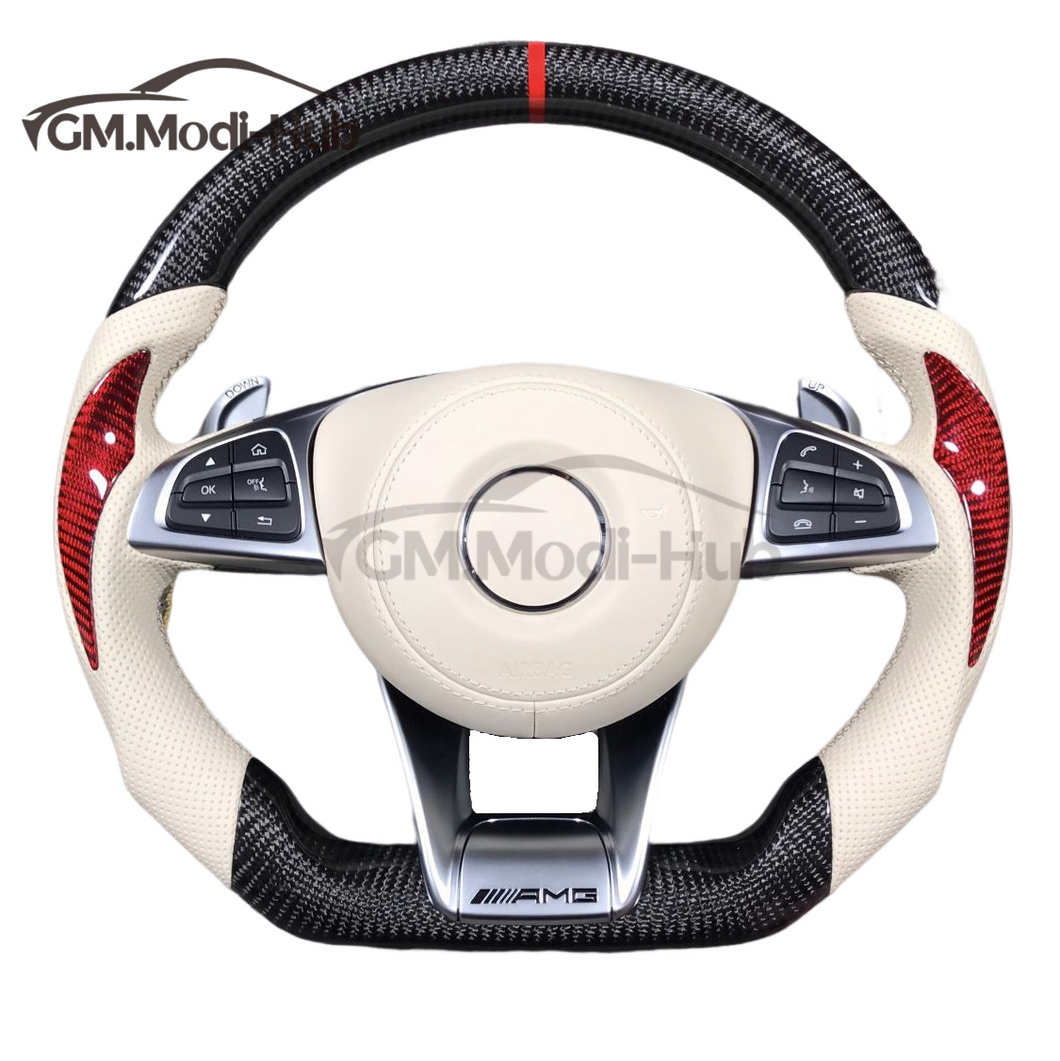GM. Modi-Hub For Benz W176 W205 R213 W213 C63AMG C-Class E-Class CLA-Class GLS-Class Carbon Fiber Steering Wheel