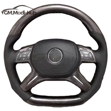 Load image into Gallery viewer, GM. Modi-Hub For Benz W166 X166 W463 G63AMG GL63AMG G65AMG GLS-Class G-Class Carbon Fiber Steering Wheel
